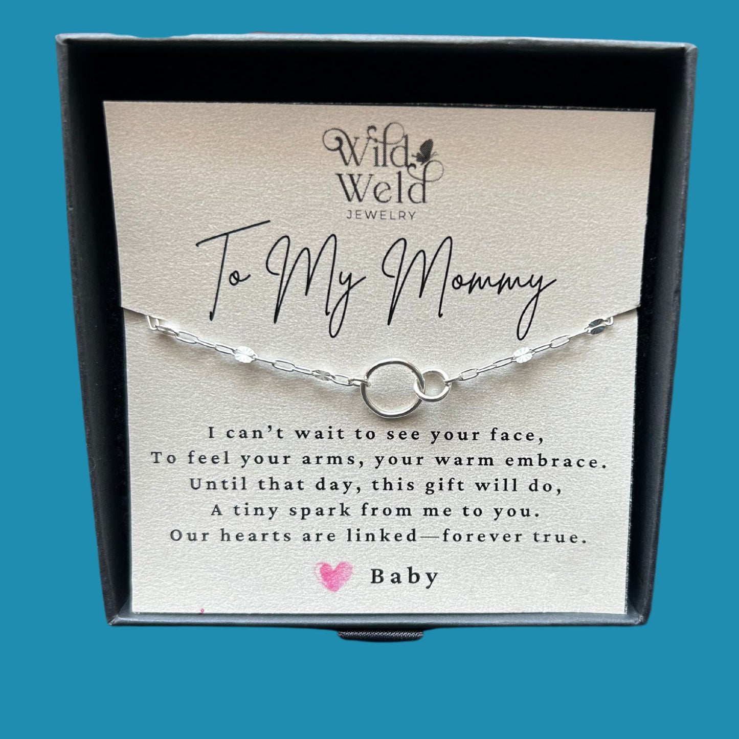 "To My Mommy" Bracelet- Sterling Silver